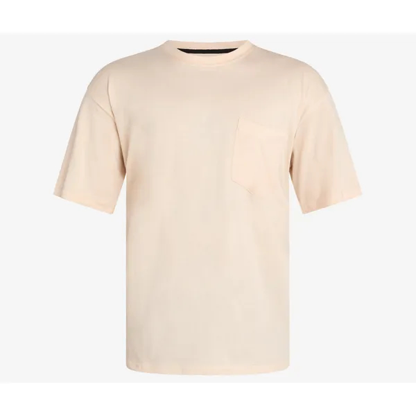 Strides Ecru Relaxed Drop Shoulder T-Shirt (Unisex)