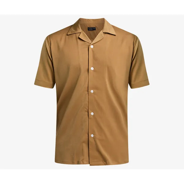 Camel Cuban Shirt