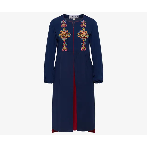 Haiku Wild Blue Kurti