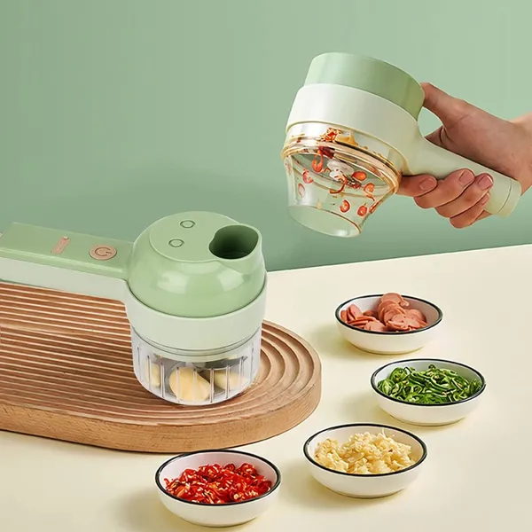 Rechargeable Mini Vegetable Chopper and Slicer