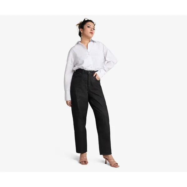 TWILLS Kylie Mom Graphite Jeans