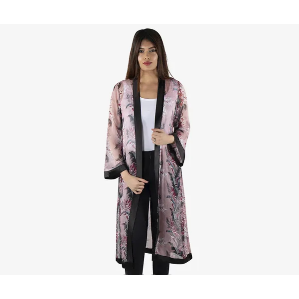 Haiku Mauve Mood Kimono