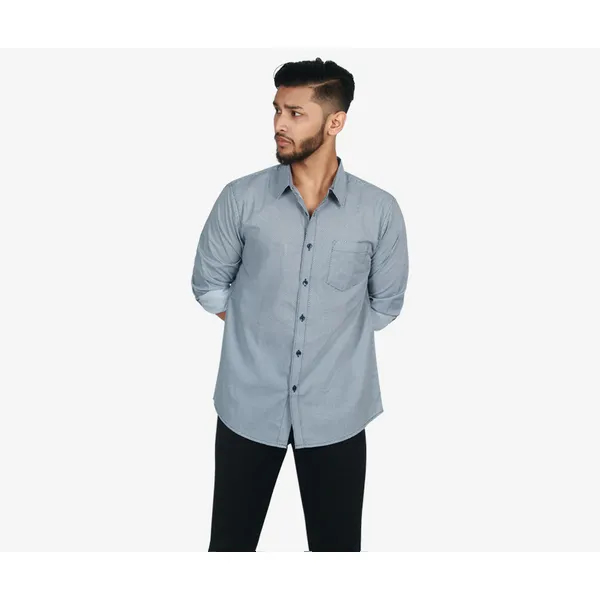 Strides White & Navy Geometric Printed Shirt