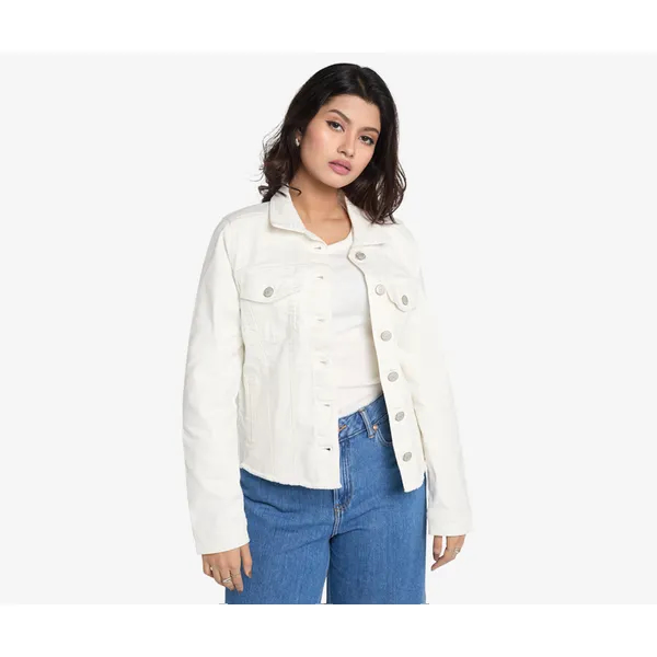 TWILLS Lilly White Denim Jacket